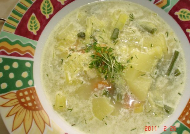 Fotografia przedstawiająca Zimowa zupa jarzynowa