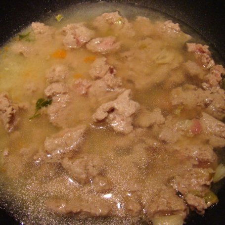 Krok 3 - Zimowa zupa z białą fasolą foto