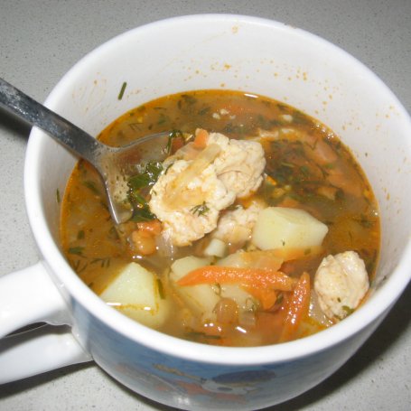 Krok 7 - Zimowa zupa z soczewicą foto