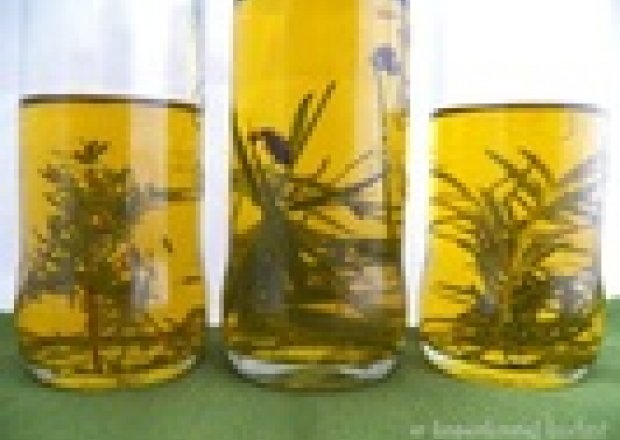 Ziołowa bagietka z aromatyzowanymi oliwami foto