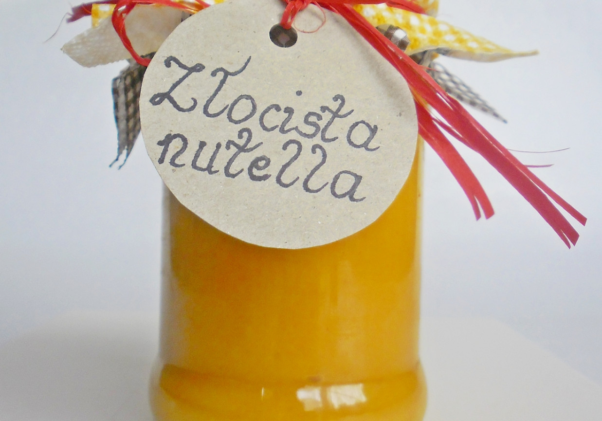 Złocista nutella z dyni foto