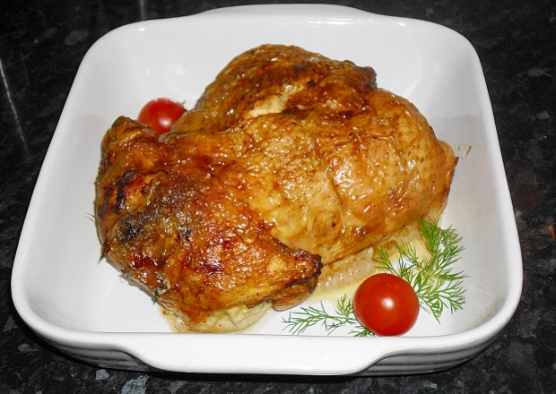 Fotografia przedstawiająca Złocisty kurczak faszerowany