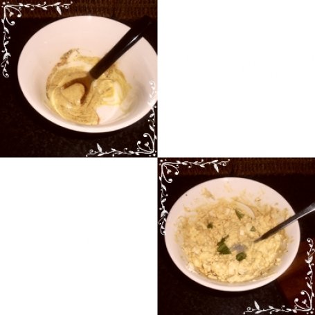 Krok 2 - Złota pasta jajeczna z curry i oliwkami foto