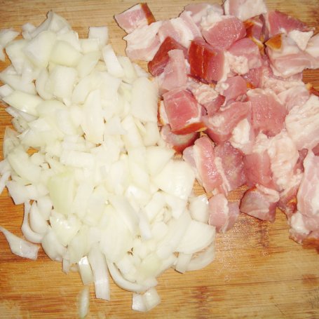 Krok 1 - Żółta fasolka z okrasą foto