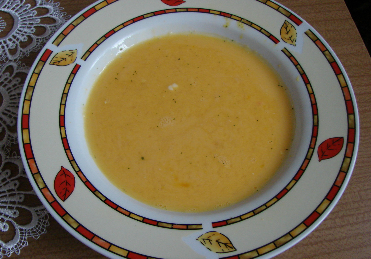 Żółta zupa foto
