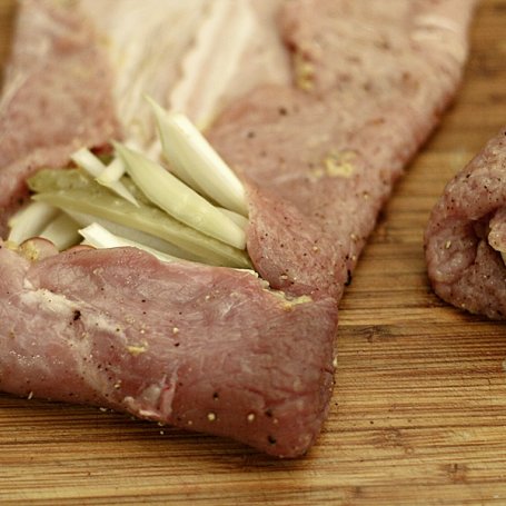 Krok 1 - Zrazy z szynki w boczku w sosie własnym z kaszą gryczaną foto