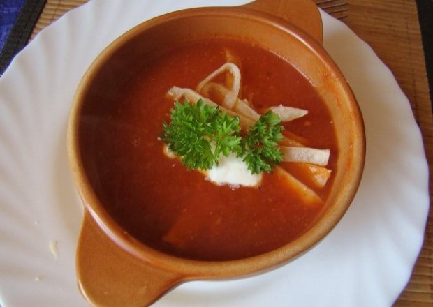 Fotografia przedstawiająca Zupa aztecka