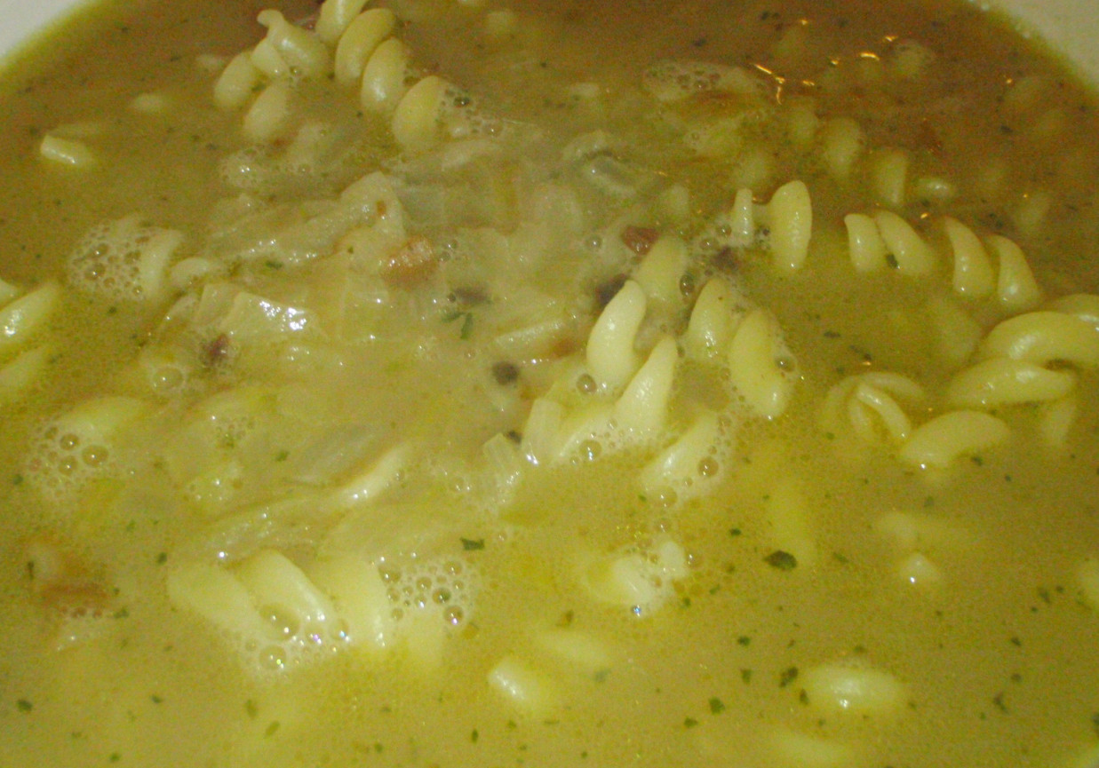 Zupa borowikowa z makaronem foto