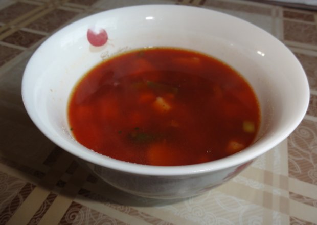 Fotografia przedstawiająca Zupa buraczkowa