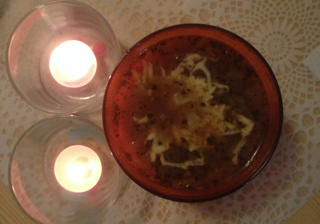 Zupa cebulowa foto