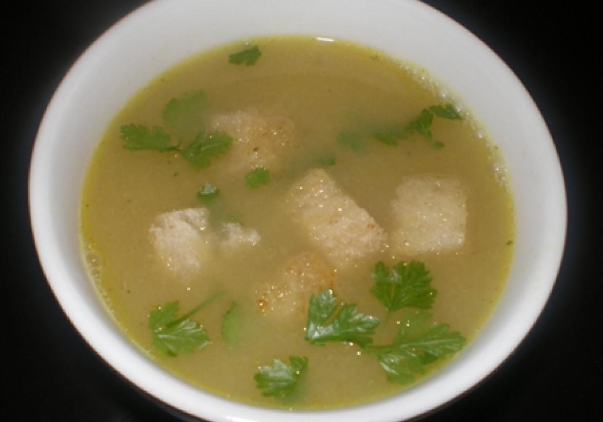 Zupa cebulowo-czosnkowa foto