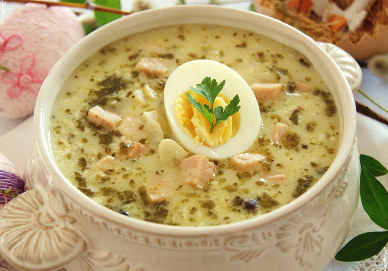 Zupa chrzanowo – czosnkowa foto
