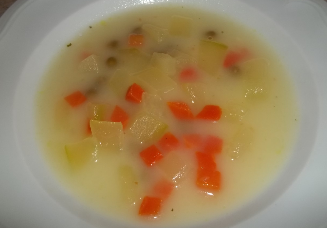 Zupa cukiniowa z marchewką foto