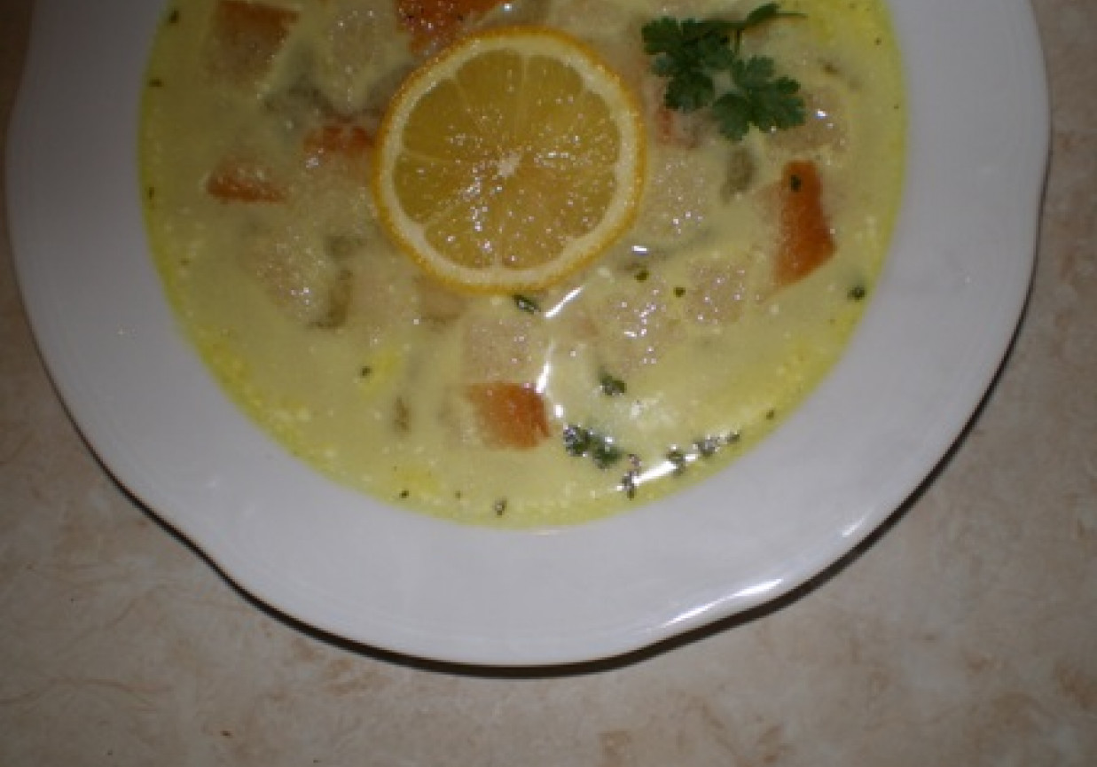 Zupa cytrynowa foto