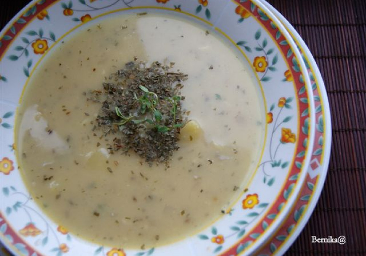 Zupa czosnkowa na winie foto