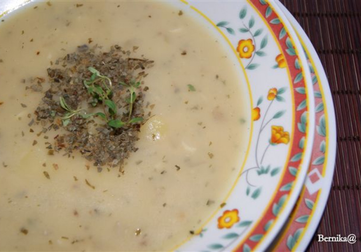 Zupa czosnkowa na winie foto