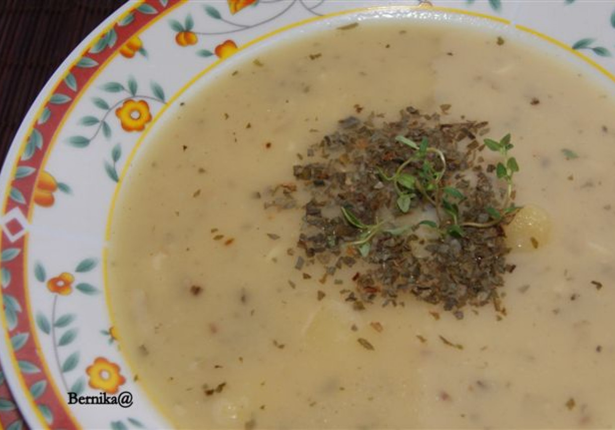 Zupa czosnkowa na winie foto