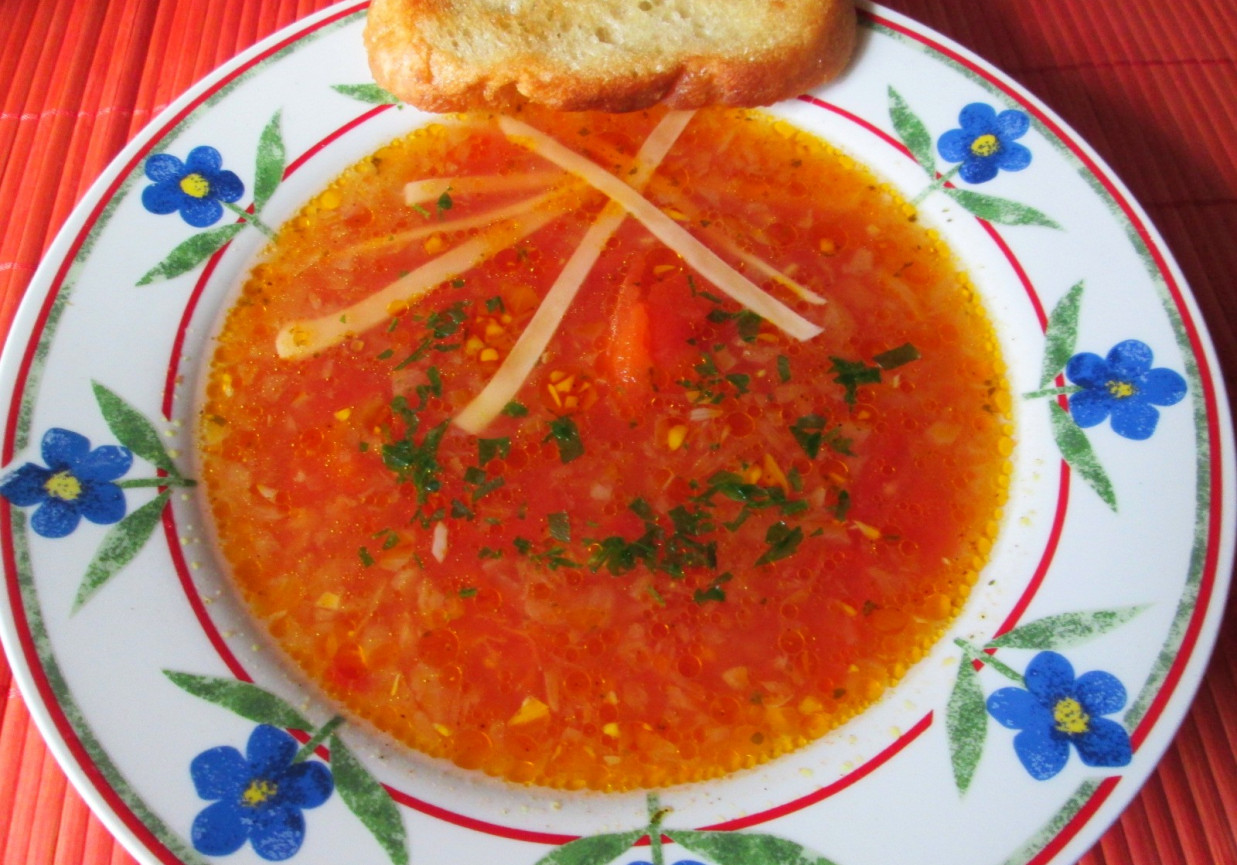 Zupa czosnkowa ( z kuchni Hiszpańskiej) foto