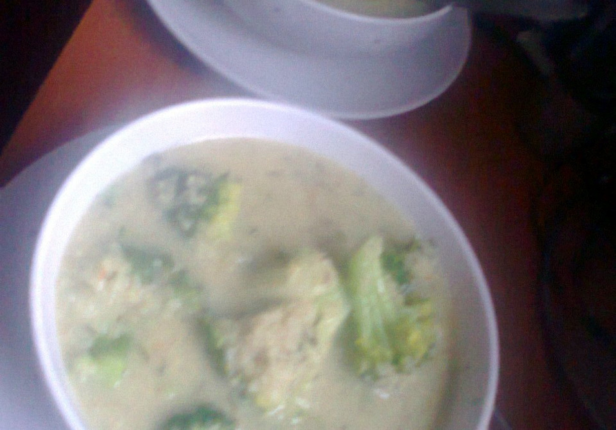 zupa czosnkowo-brokułowa foto