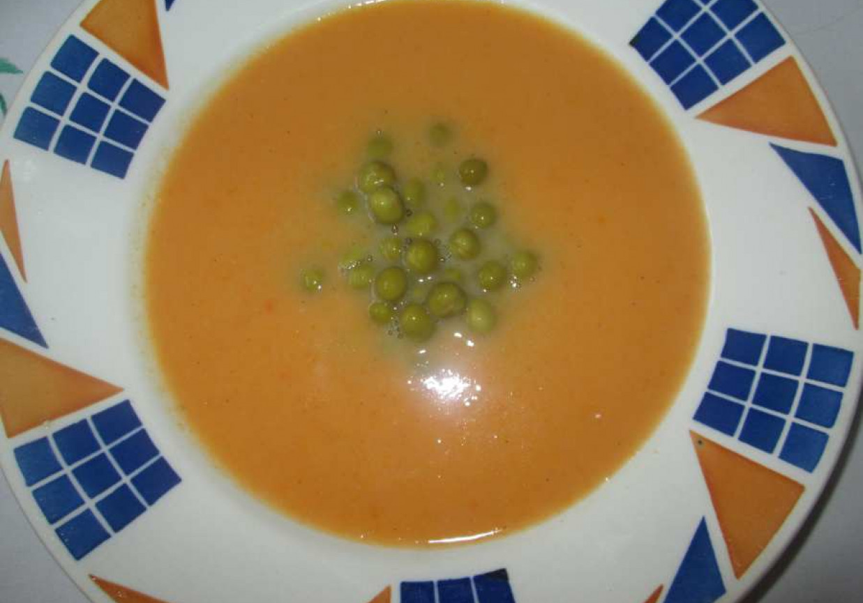 Zupa dietetyczna z groszkiem foto