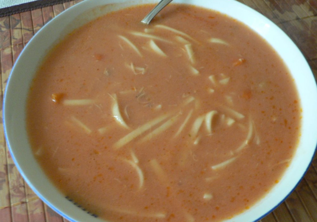 Zupa drobiowo-pomidorowa foto