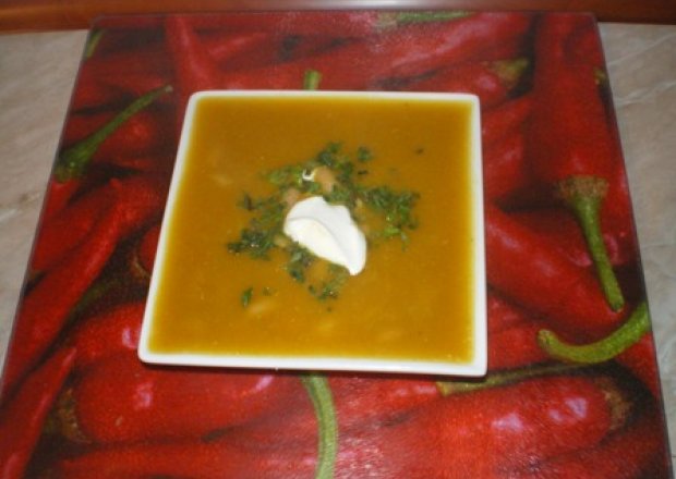 Fotografia przedstawiająca Zupa dyniowa marokańska