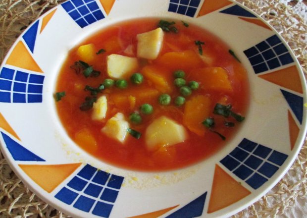 Fotografia przedstawiająca Zupa dyniowa po grecku