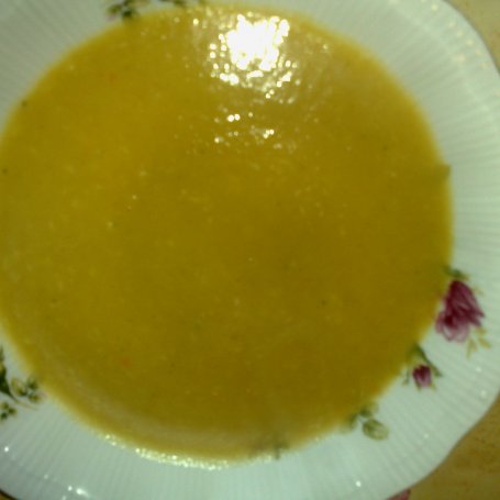 Krok 3 - zupa dyniowa z pastą zieloną curry foto