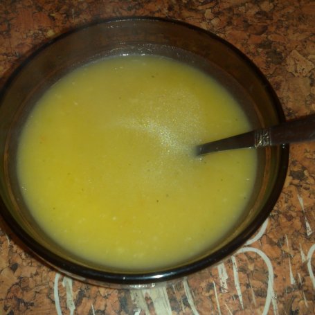 Krok 3 - zupa dyniowa z serem smażonym foto