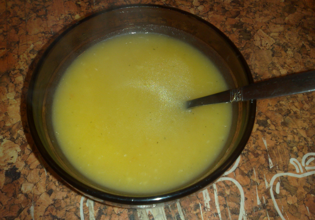 zupa dyniowa z serem smażonym foto