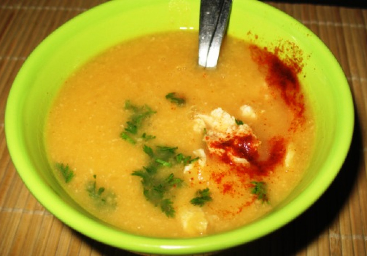Zupa dyniowo- arachidowa foto