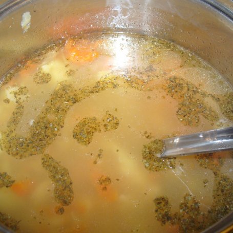 Krok 4 - zupa fasolowa długo golotana foto