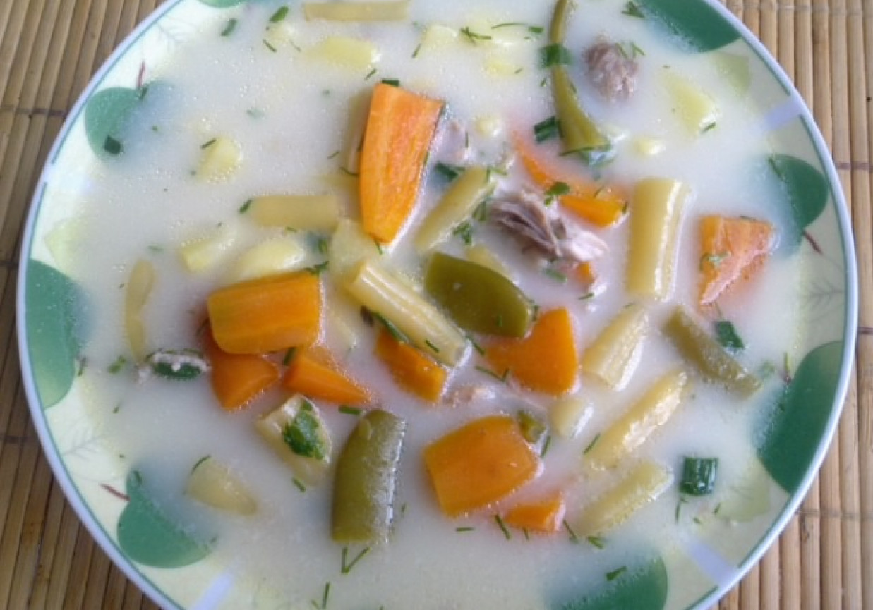 Zupa fasolowa -słoikowa foto