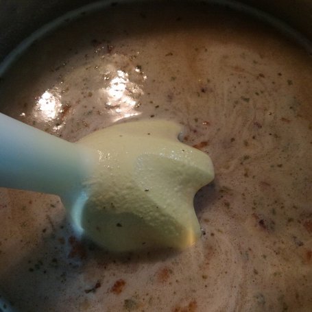 Krok 4 - Zupa fasolowa z boczkiem i cebulką foto