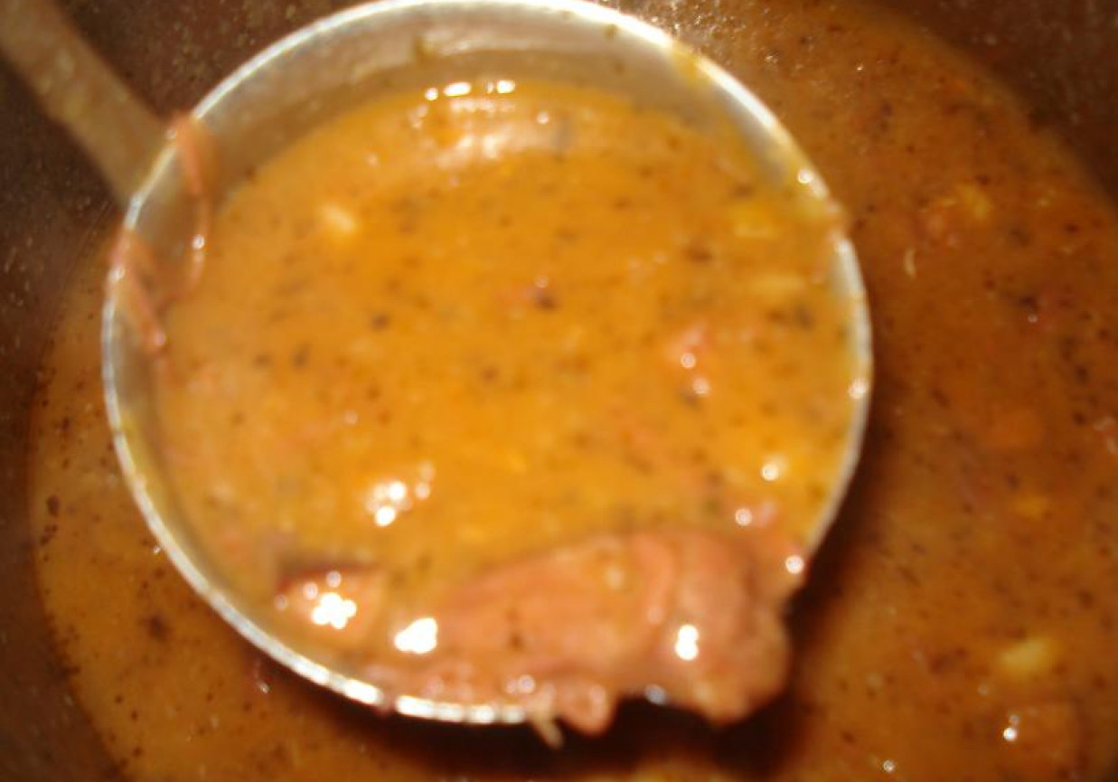 Zupa fasolowa z boczkiem foto