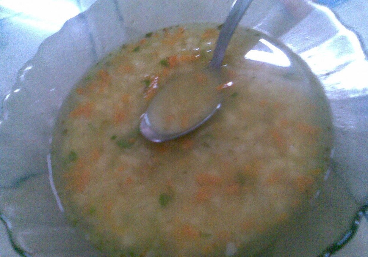 Zupa fasolowa z zacierką foto