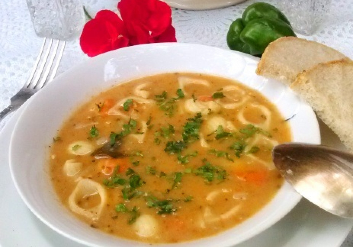 Zupa "flaczkowa" foto