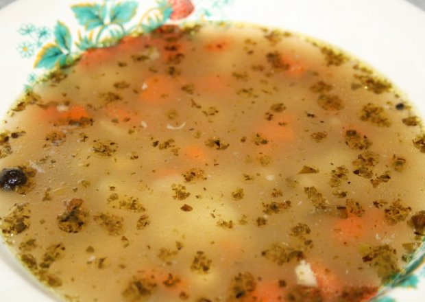 Fotografia przedstawiająca Zupa grochowa z zielonego groszku