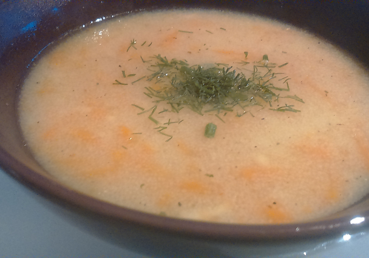 Zupa grysikowa na rosole foto