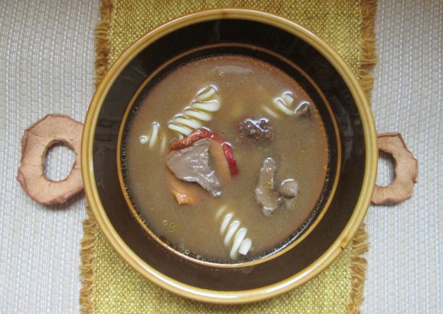 Fotografia przedstawiająca Zupa z suszonymi grzybami na Boże Narodzenie