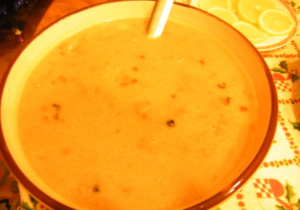 zupa grzybowa z suszonych borowików foto