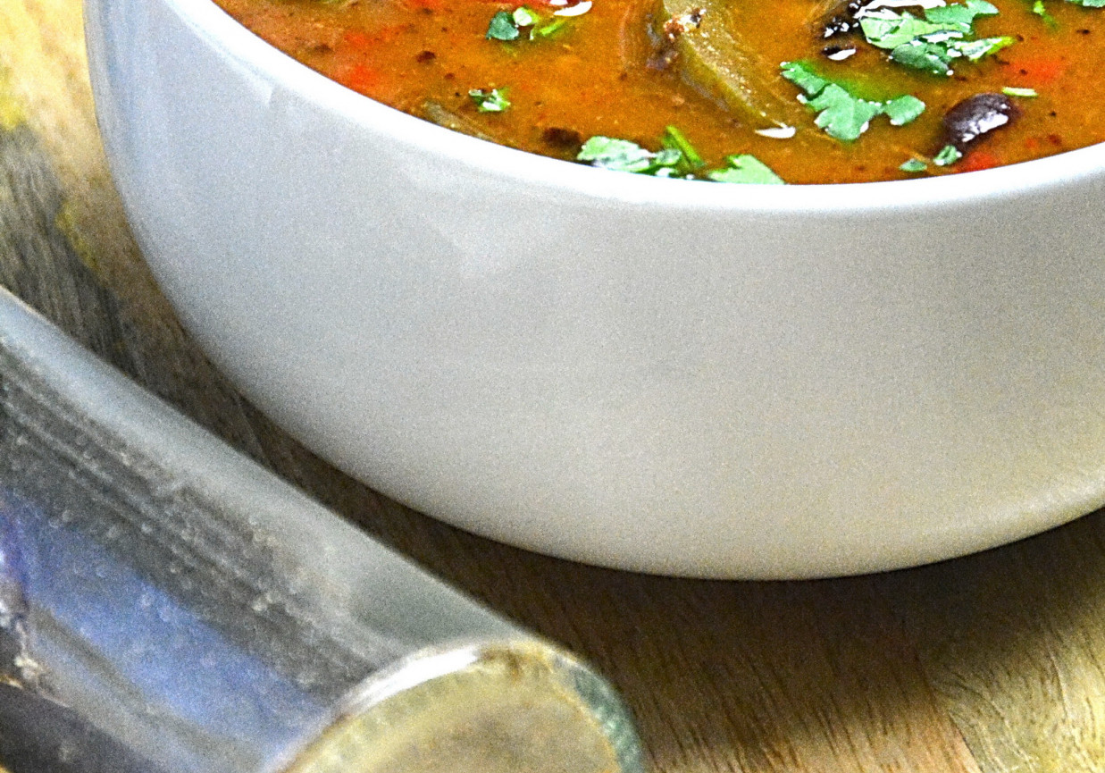 Zupa gulaszowa z boczniakami foto