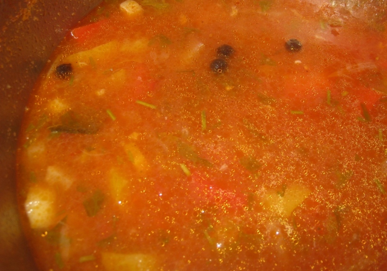 Zupa gulaszowa z kaszą foto