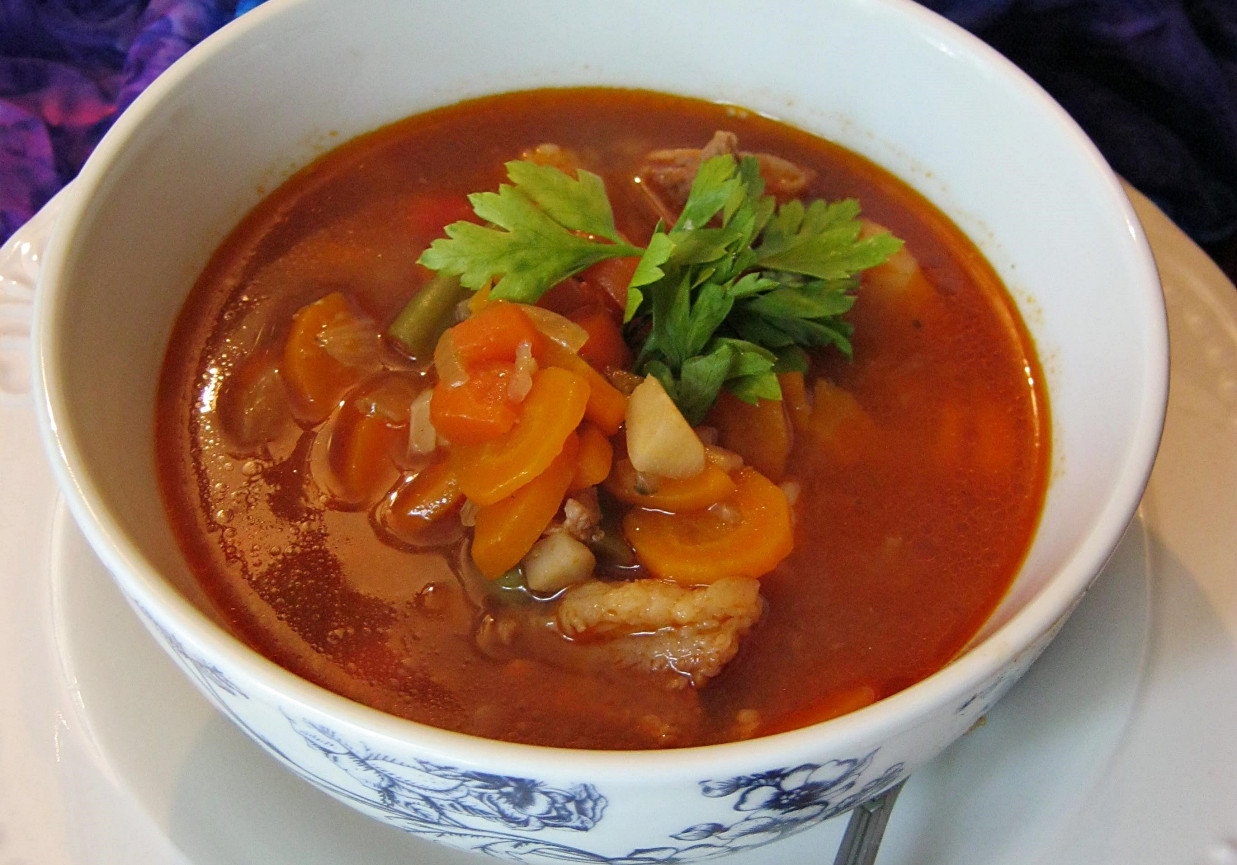 Zupa gulaszowo-warzywna foto
