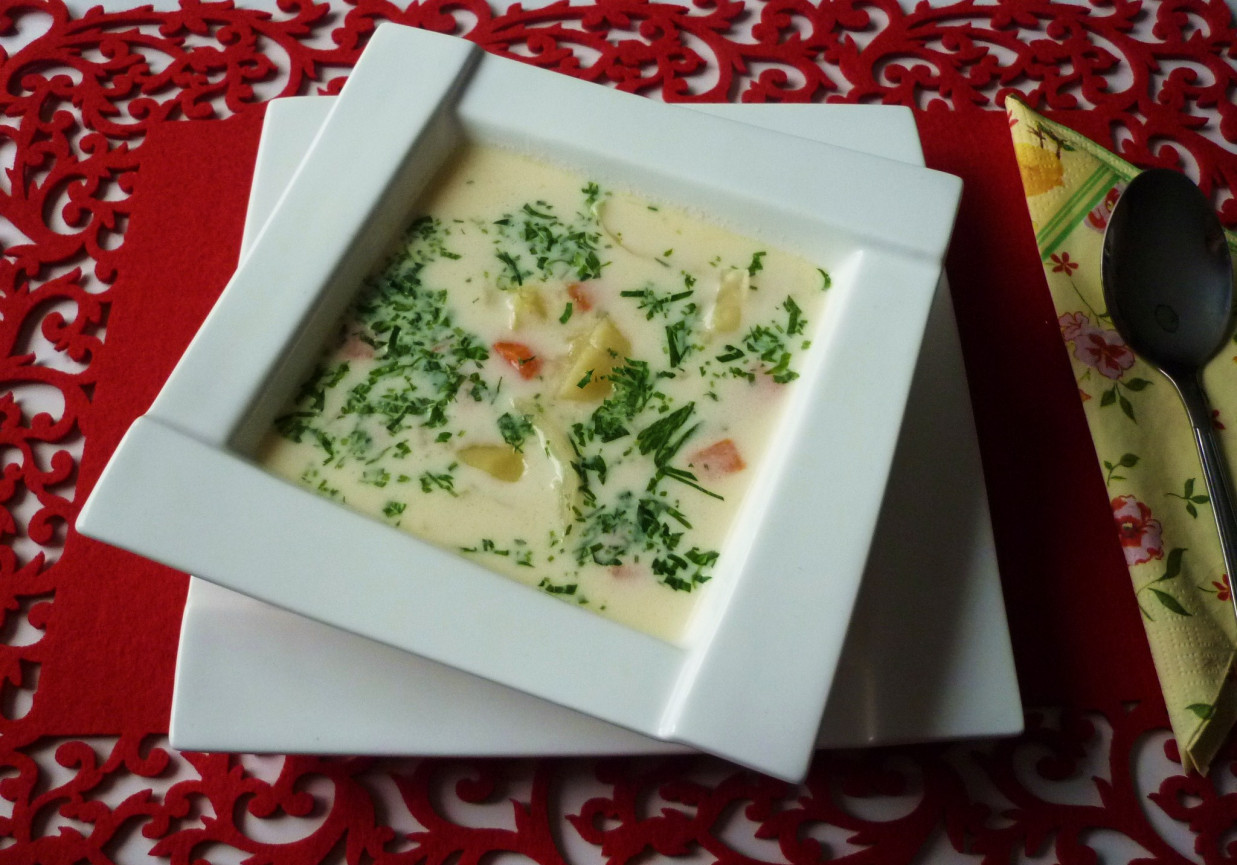 Zupa jarzynowa z kaszą foto