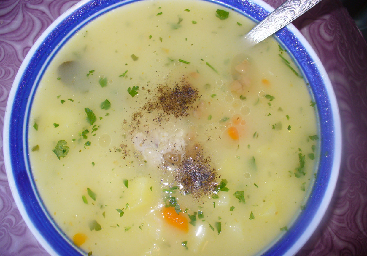 Zupa jarzynowa z ziemniakami foto
