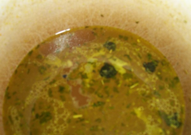 Fotografia przedstawiająca zupa jarzynowa ze szparagami