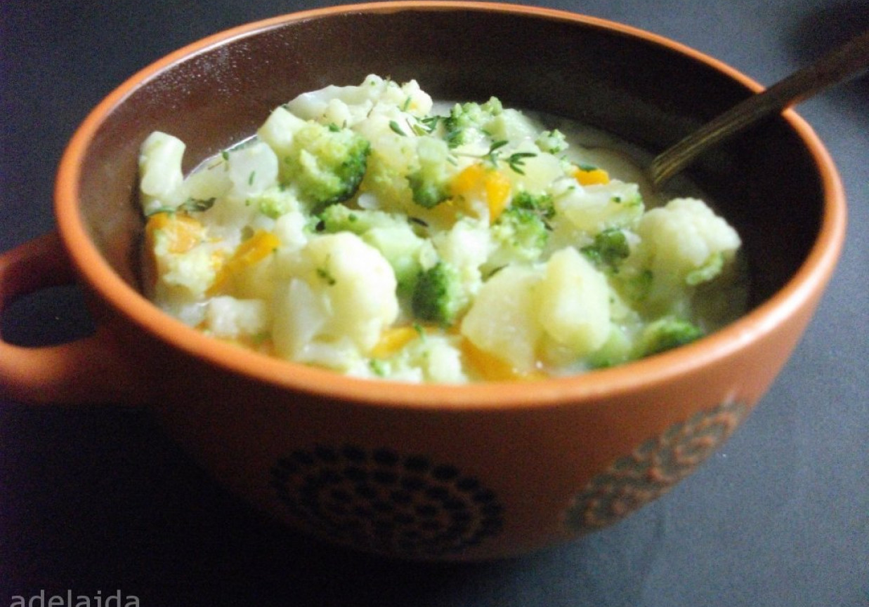 Zupa kalafior- brokuł  foto
