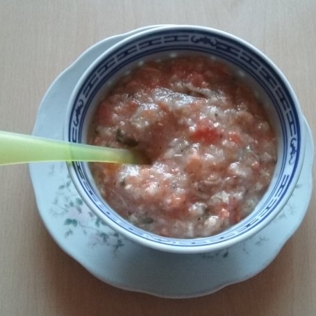 Krok 5 - Zupa kalafiorowa na króliku z grysikiem foto