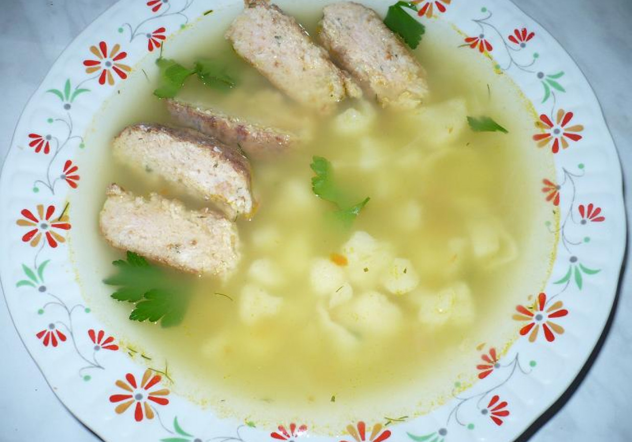 Zupa kalafiorowa z dodatkiem foto
